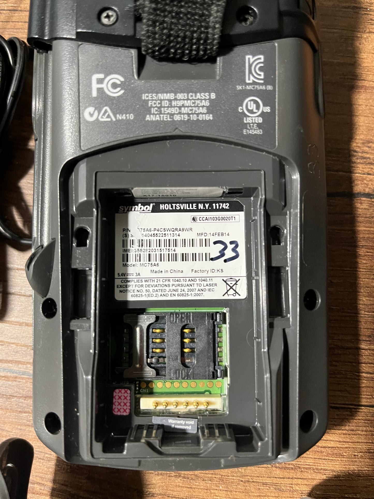 PDA motorola #33 sin bateria