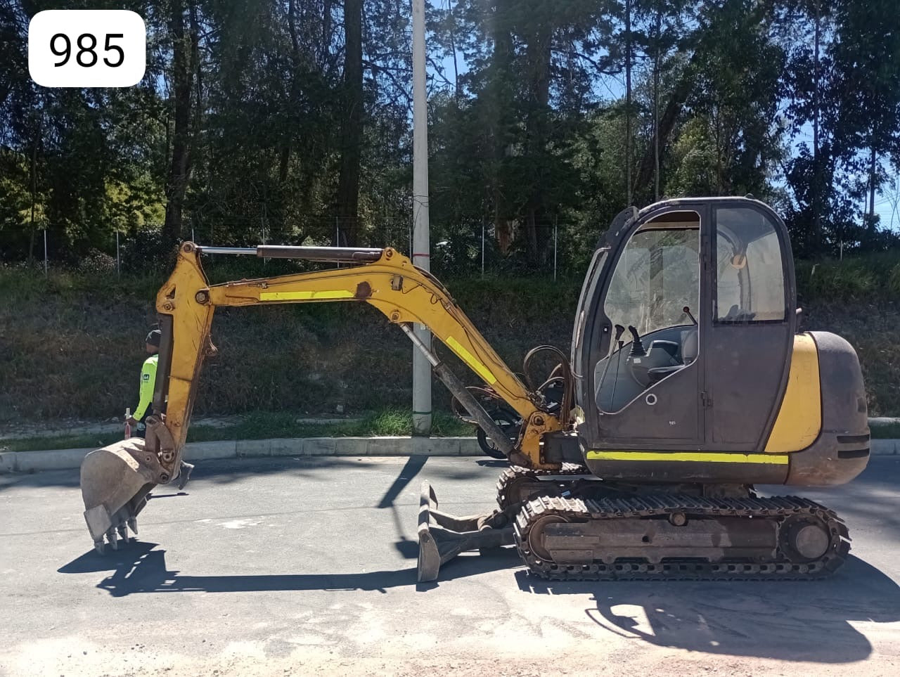Miniexcavadora Wacker 3503RD W985 año 2014